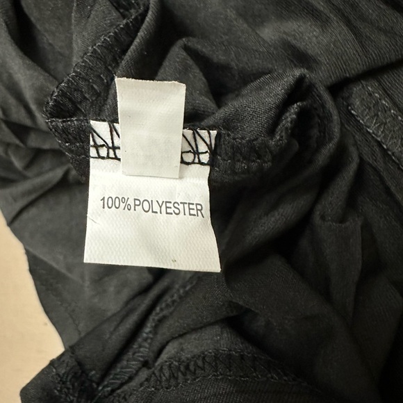 Berline Girls Wednesday Addams Costume Dress Black Peter Pan Collar Size M New - Picture 2 of 7